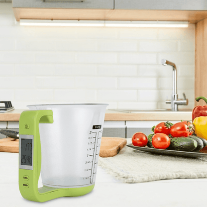 Balance de Cuisine - ElectronicCups™ - Vert - Douceur Pâtissière